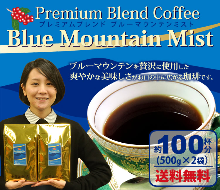 ブルーマウンテンミスト1kg 送料無料