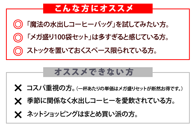 お試しや通常のセットは多いと感じている方におすすめ