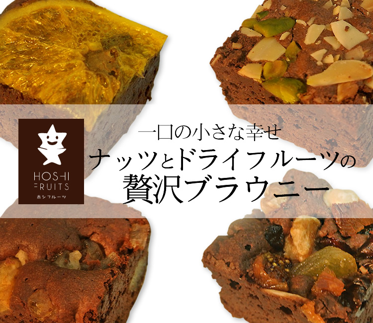 ホシフルーツ  ナッツとドライフルーツの贅沢ブラウニー