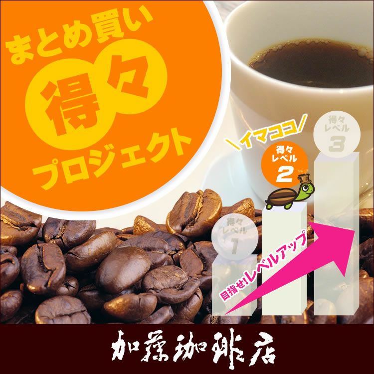 200g×2袋】まとめ買い得々プロジェクト/珈琲豆 | honu加藤珈琲店株式会社