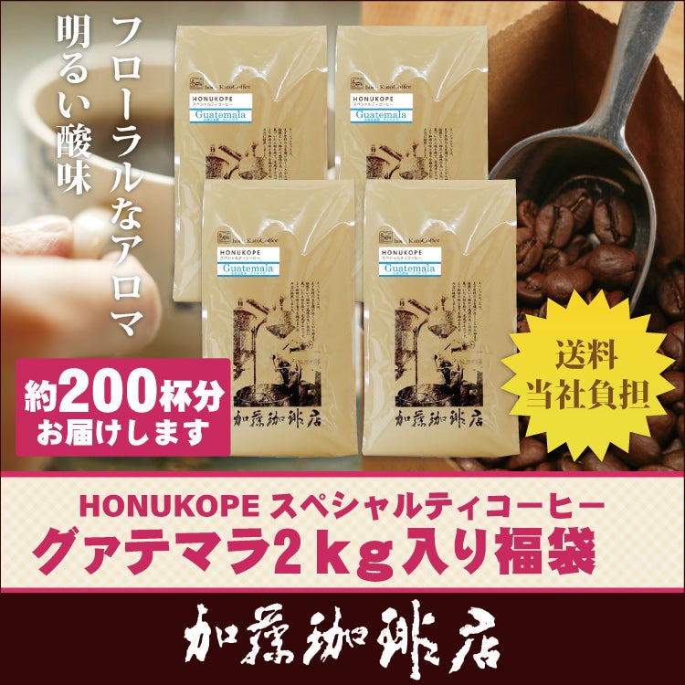 グァテマラHONUKOPEスペシャルティ珈琲豆 | honu加藤珈琲店株式会社
